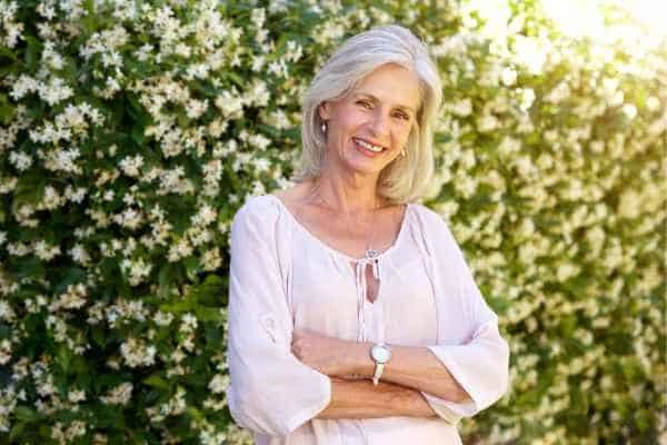 Older woman happy with urinary incontinence treatment Stourbridge