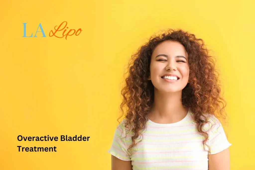 woman smiling about overactive bladder treatment Stourbridge solutions